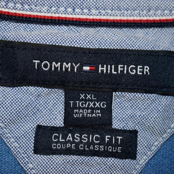 Tommy Hilfiger Mens Polo Shirt Sz XXL Plus Size Classic Fit 100% Cotton Preppy - Picture 10 of 15